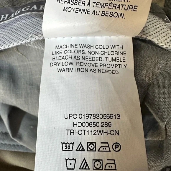 Haggar Premium Comfort Expandable Waist Classic Fit Pants SZ 40x30 NWT - Picture 6 of 8